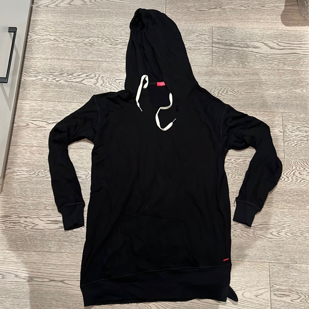 Black N philanthropy hoodie
